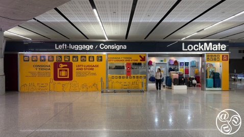 Left Luggage Office in arrivals area © Guy Syrett