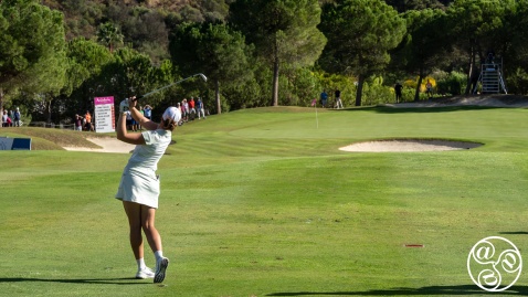 Linn Grant, leader of the Race to Costa del Sol on day 2 © Andres Lopez Sheridan 