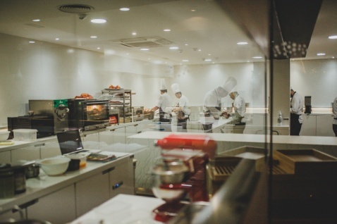 Staff in the kitchen at the former Dani Garcia Restaurant © Dani Garcia