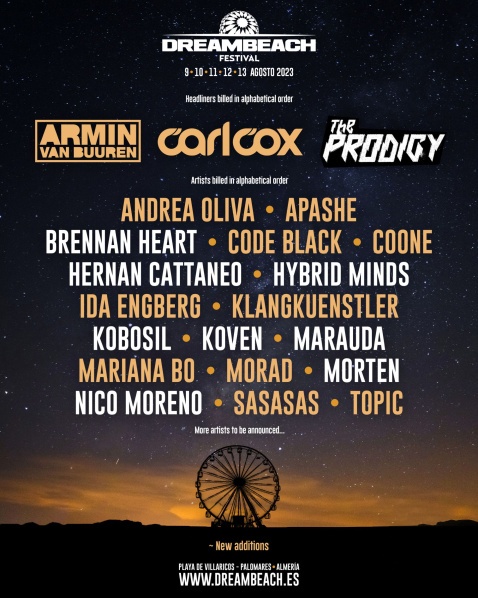 Dreambeach 2023 lineup