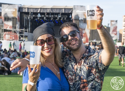Festival fans at Andalucia Big festival © Michelle Chaplow