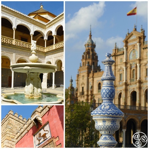 Some of the film locations in Seville include the Plaza de España, Casa de Pilatos and the Alcazar © Michelle Chaplow