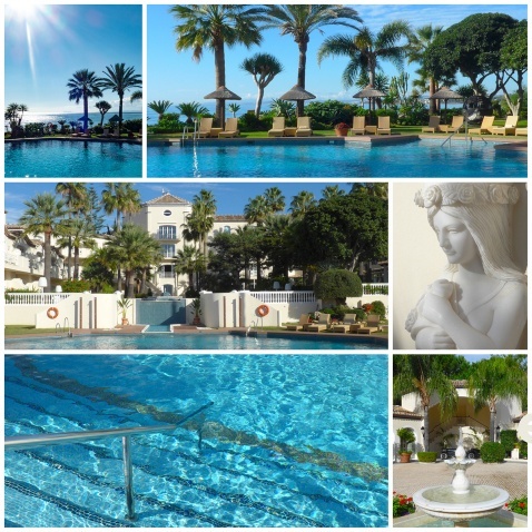 The hotel has a beachfront Mediterranean location, in the town of Estepona, and only 15 minutes drive from Puerto Banus and Marbella © Michelle Chaplow