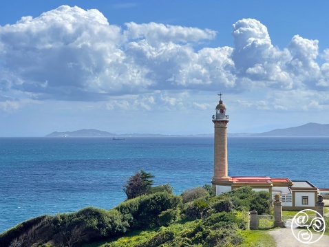 Punto Carnero and the Lighthouse on the headland west of Getares the district of Algeciras © Michelle Chaplow