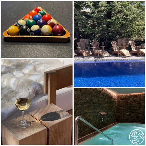 Chilling at El Lodge Ski and Spa resort, one of the many options for the non-skier © Michelle Chaplow