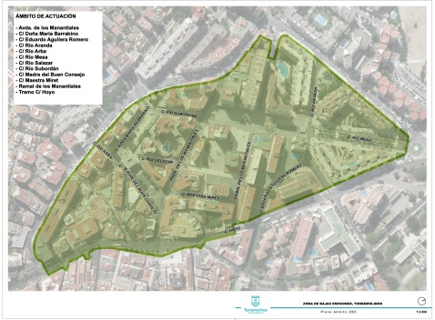 Torremolinos ZBE zone plan. Source; Torremolinos Town Hall-
