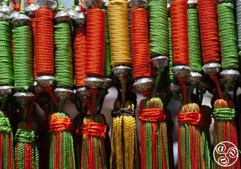 Colourful souvenirs from Tangiers.   © Michelle Chaplow