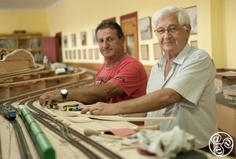 Jorge Rodriguez & José Roballo of the Asociacion de Amigos del Ferrocaril de Algeciras © Michelle Chaplow