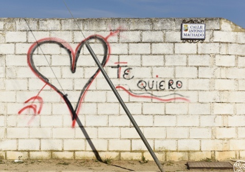 I love you - Calle Antonio Machado, Mollina © Michelle Chaplow