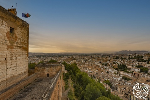 City of Granada from the Alhambra