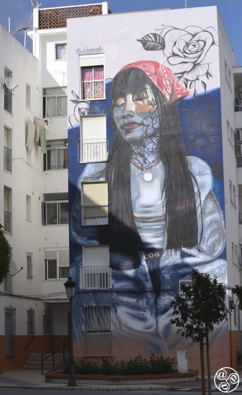 untitled mural by artist El Chorro Arts photo (c) Michelle Chaplow