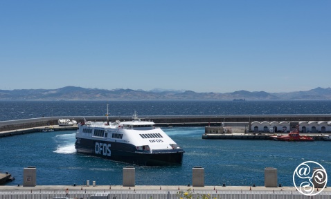 The Ferry from from Tarifa to Tangier Town © Michelle Chaplow