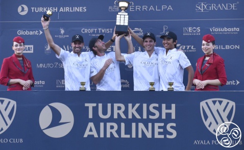 Team Calatagan winners of the 2024 Final Copa de Oro Turkish Airlines High Handicap © Michelle Chaplow