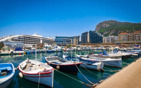 From humble fishing boats to a floating hotel—Ocean Village, Gibraltar © Visit Gibraltar