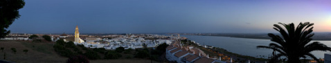Panoramic view of Ayamonte