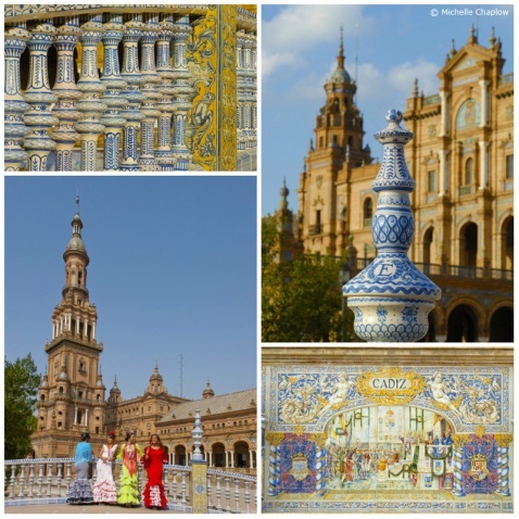 Plaza de España, Seville, Andalucia  © Michelle Chaplow