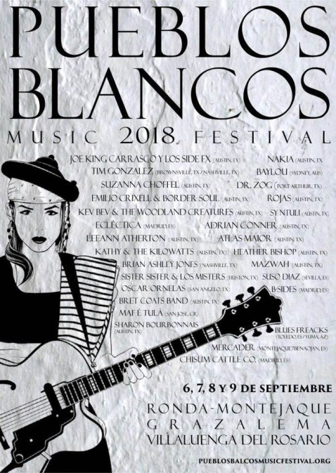 Pueblos Blancos Music Festival line up 2018