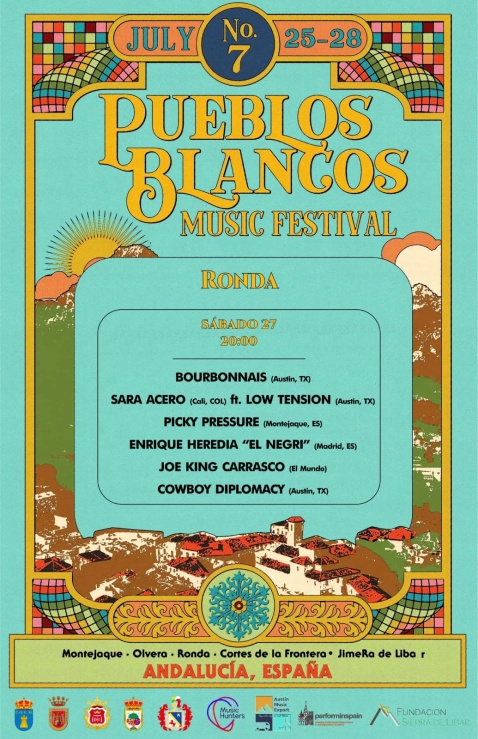 Pueblos Blancos Music Festival 2024 - Ronda line up