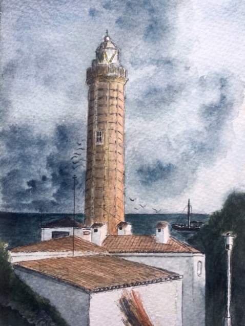Clouds over Punta Doncella Lighthouse © John Hutchinson