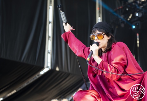 Sylvie Kreusch at the Andalucia Big festival   © Michelle Chaplow