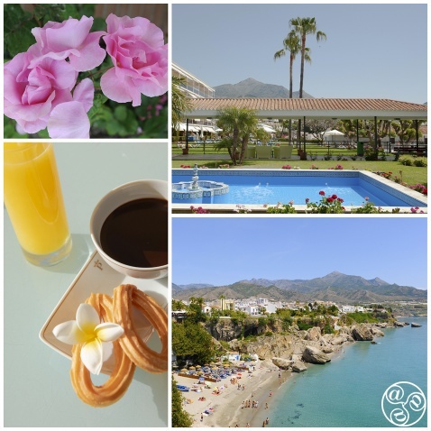 You can expect flowers and sunshine at the Nerja Parador © Michelle Chaplow