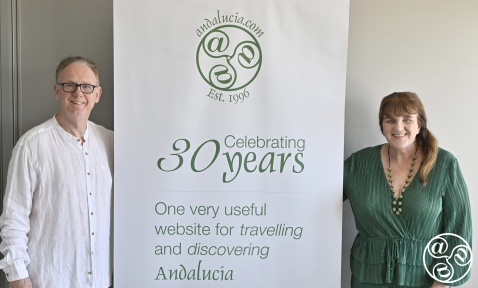 The 30th Anniversary of Andalucia.com with founder Chris Chaplow and Photographer Michelle Chaplow © Scarlett Aernouts