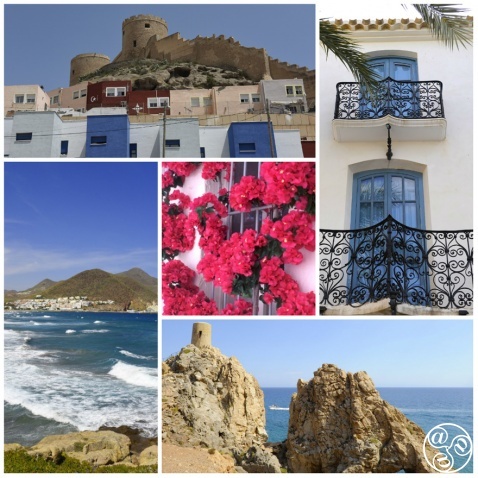 Almeria province clockwise: Almeria, Albox, Mojacar, San Jose and Viator © Michelle Chaplow
