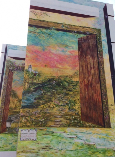 Tiempos de Claridad' (Times of Clarity) is the third mural by Ana Cecilia Salina