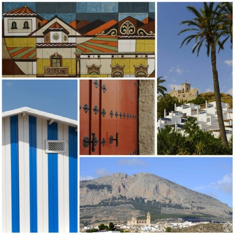 Clockwise: Viator, Mojacar, Velez-Rubio, Mojacar, Albox© Michelle Chaplow