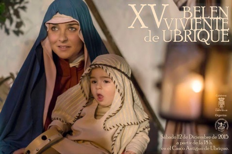 Belen Viviente poster from Ubrique in 2015 Belen Viviente poster from Ubrique in 2015