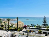 Apartamentos Orfeo Azul "Rehabilitación fachada en progreso 2025-26, Façade rehabilitation in progress 2025-26"